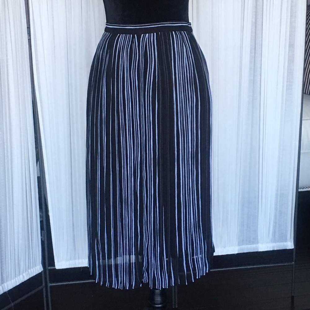 Banana Republic Pleated Midi Skirt